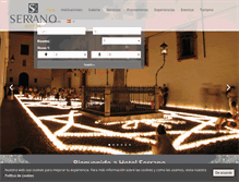 Tablet Screenshot of hotelserrano.es