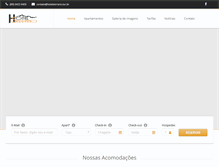 Tablet Screenshot of hotelserrano.tur.br